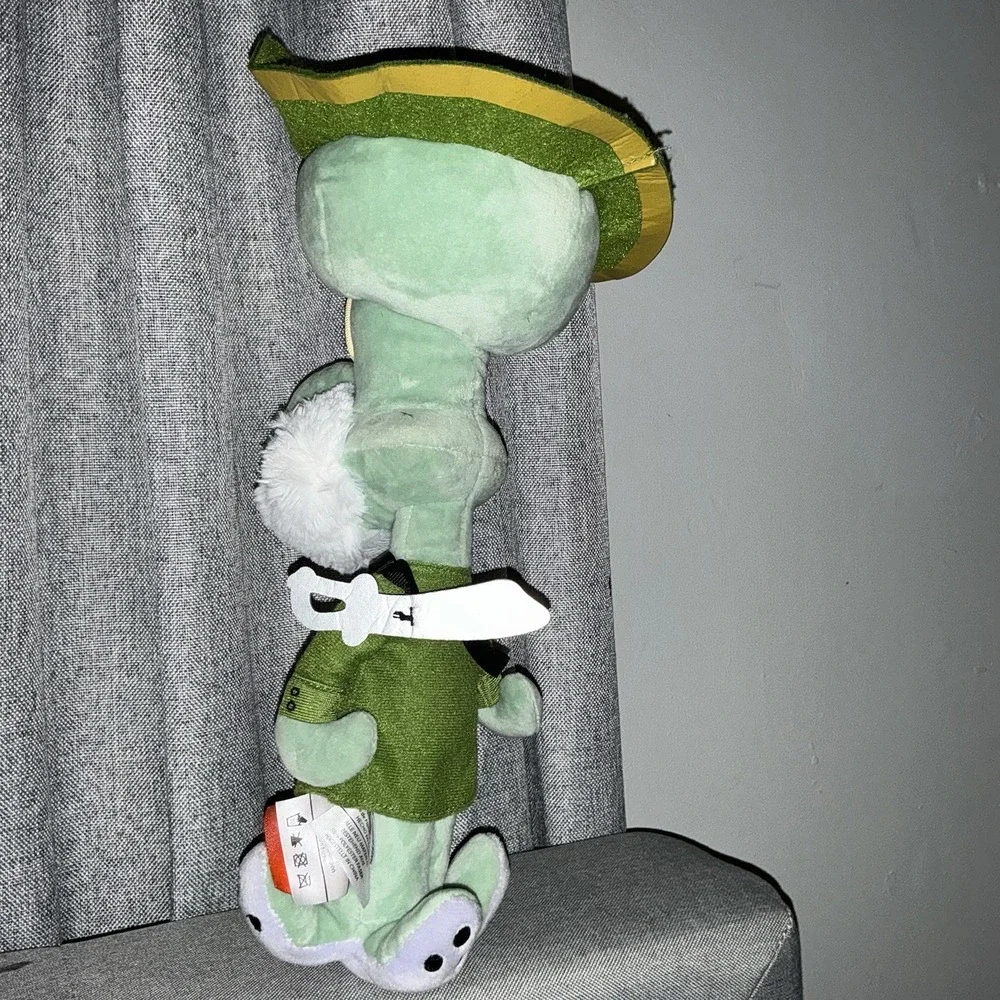 Rare Pirate Squidward SpongeBob Nickelodeon Plush Stuffed Animal Captain Outfit