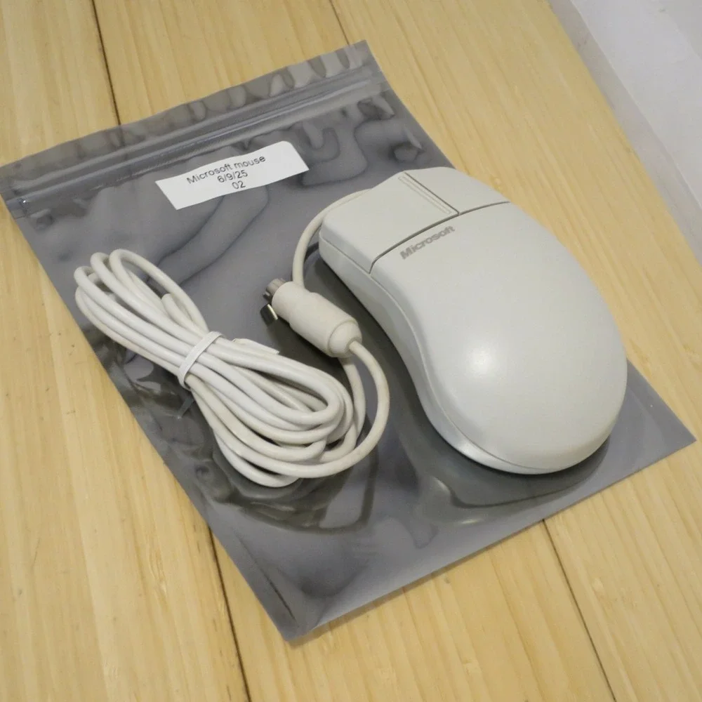 2 Button Microsoft Mouse Port Compatible PS2 Mouse 2.1A PN 90741 -‎ Tested 02