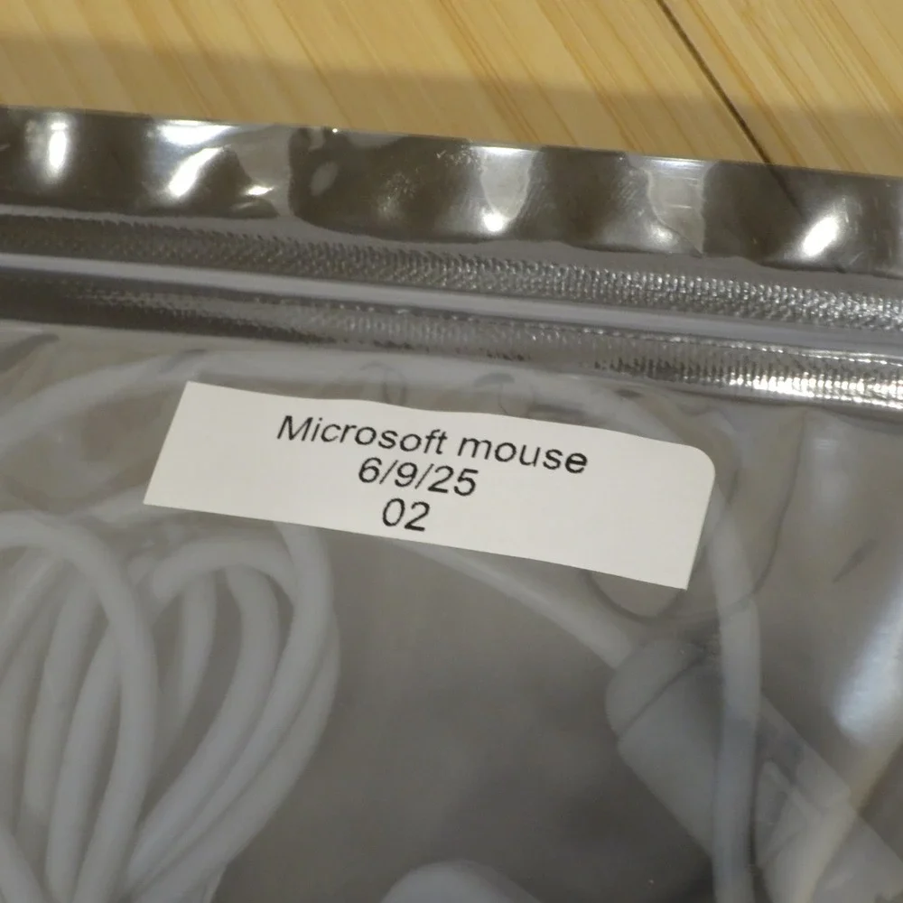 2 Button Microsoft Mouse Port Compatible PS2 Mouse 2.1A PN 90741 -‎ Tested 02
