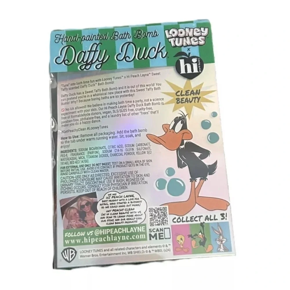 6 Looney Tunes Character Bath Bombs Duffy, Bugs Bunny and Tweetie!