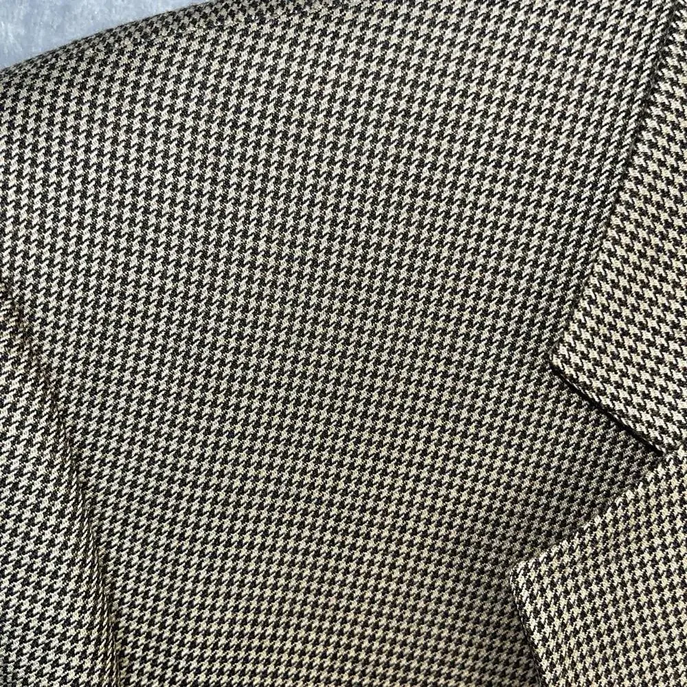 Jos A Bank Signature Collection Mens Blazer 46L Houndstooth Wool Sports‎ Jacket