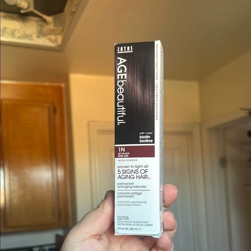 ZOTOS Age Beautiful Jet Black 1N permanent hair color