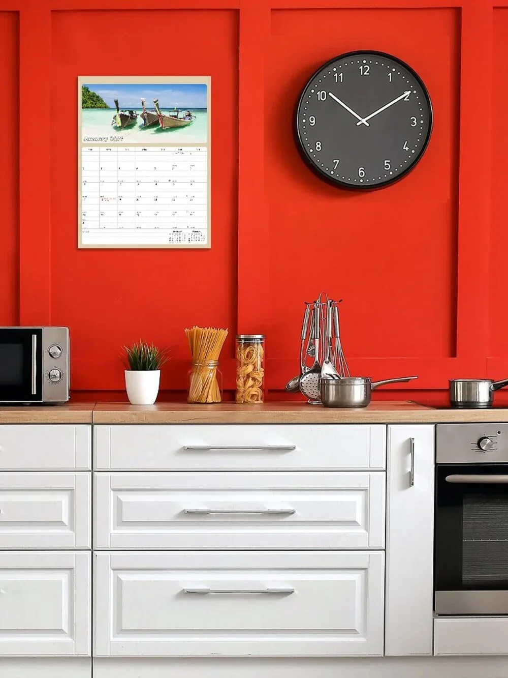2027 Calendar Magnetic Peel & Stick 12 Months 8.5