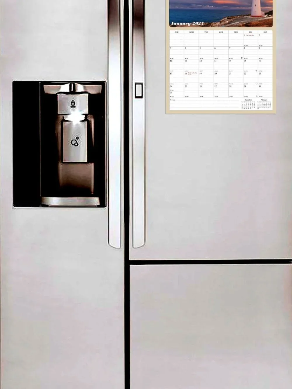 2027 Calendar Magnetic Peel & Stick 12 Months 8.5