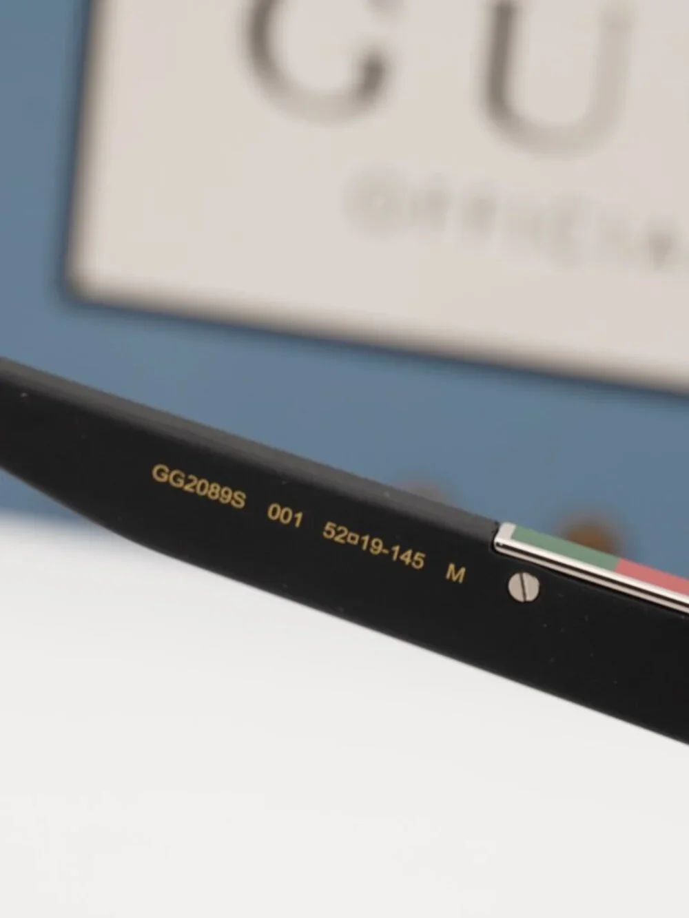 Gucci GG2089S 001 Square Sunglasses - Black\Grey