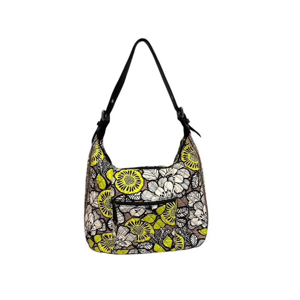 VERA BRADLEY On‎ the Go Crossbody - Citron Pattern - Gray & Citrus Colors NWOT