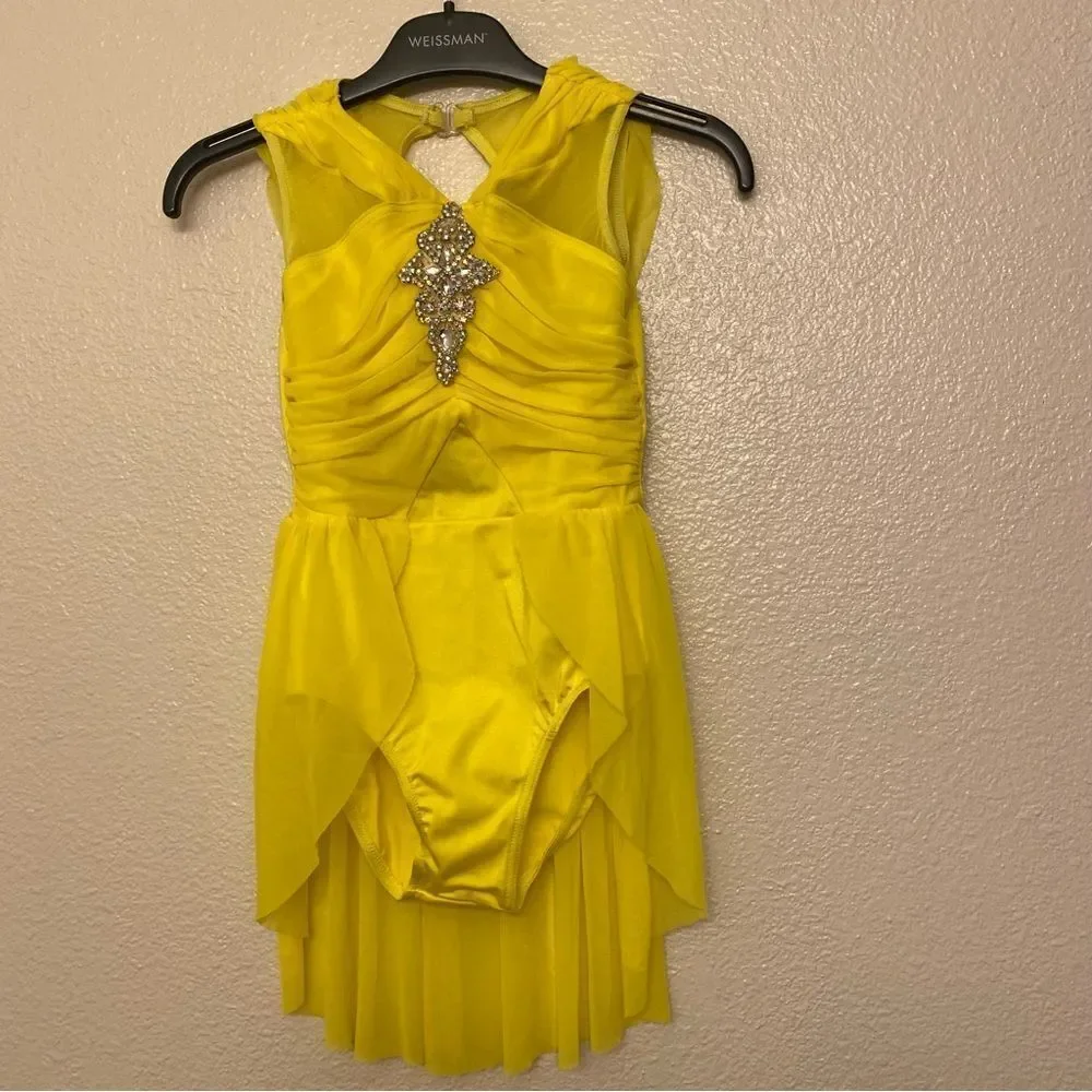 Weissman dance costume yellow