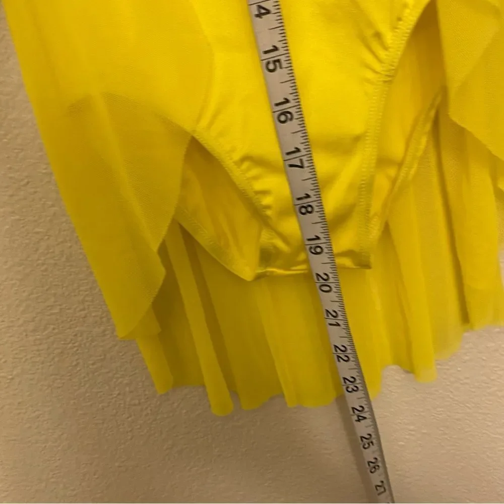 Weissman dance costume yellow