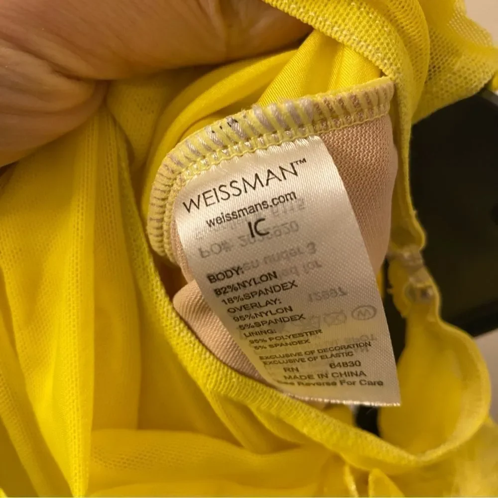 Weissman dance costume yellow