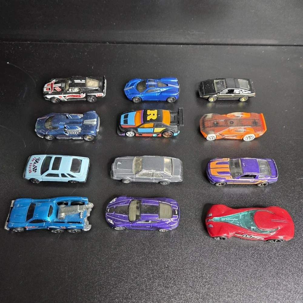 Hot Wheels Diecast Car Lot of 12 Sports Cars Mixed Models Loose 1:64