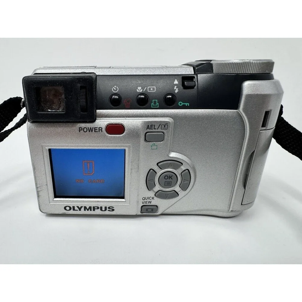 Olympus Camedia C-740 Ultra Zoom 3.2MP Digital Camera Battery Tested No Card