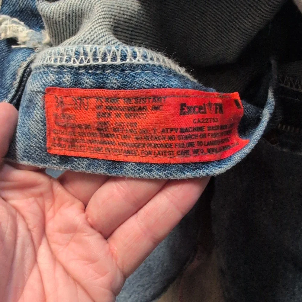 Bulwark Flame Resistant Carpenter‎ Jeans Mens Size 36x32 Blue Denim Workwear