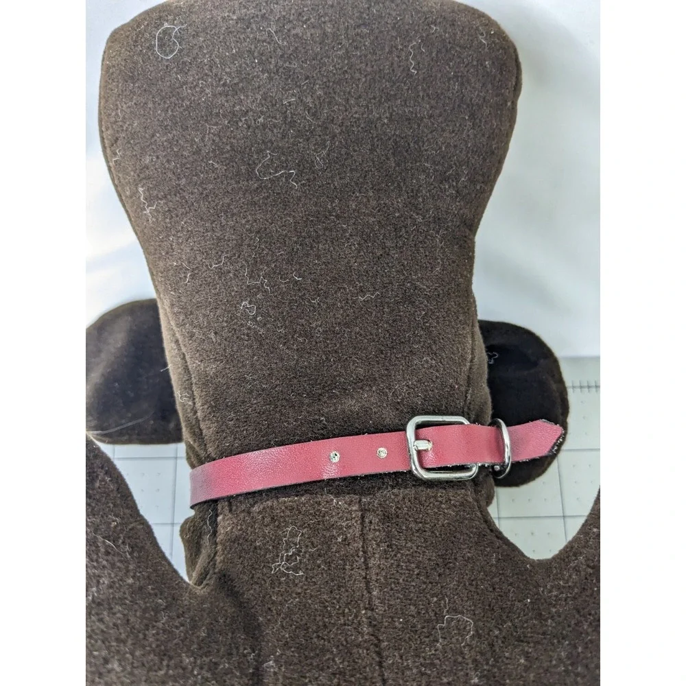 Tonka‎ Pound Puppies Brown Dog Plush Collar 17 Inch 1985 Stuffed Animal Toy