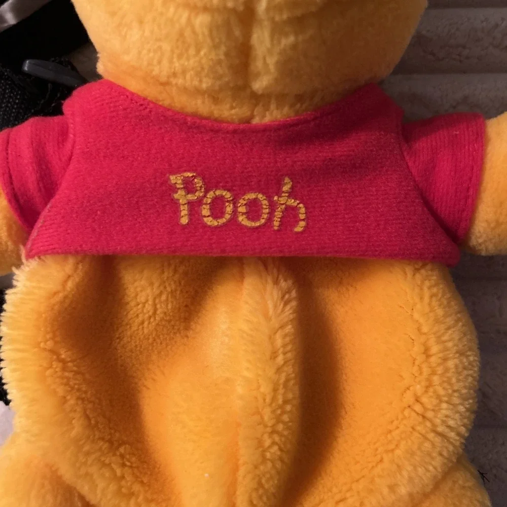 Vintage Winnie The Pooh Plush‎ Backpack Zipper 13