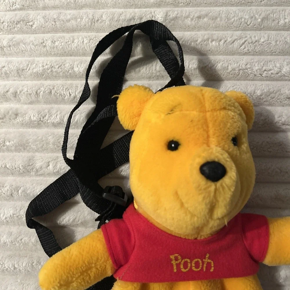 Vintage Winnie The Pooh Plush‎ Backpack Zipper 13
