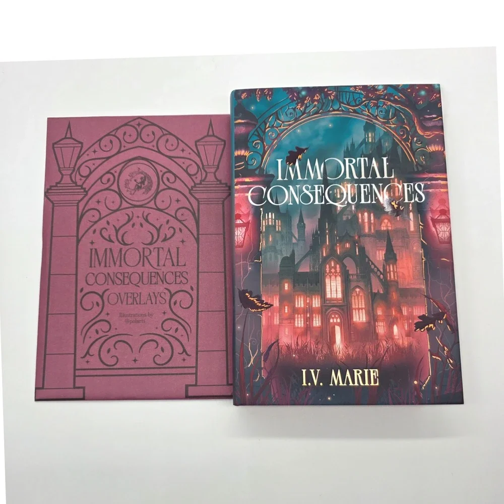 Immortal Consequences‎ FairyLoot Exclusive Book IV Marie Hardcover + Overlays