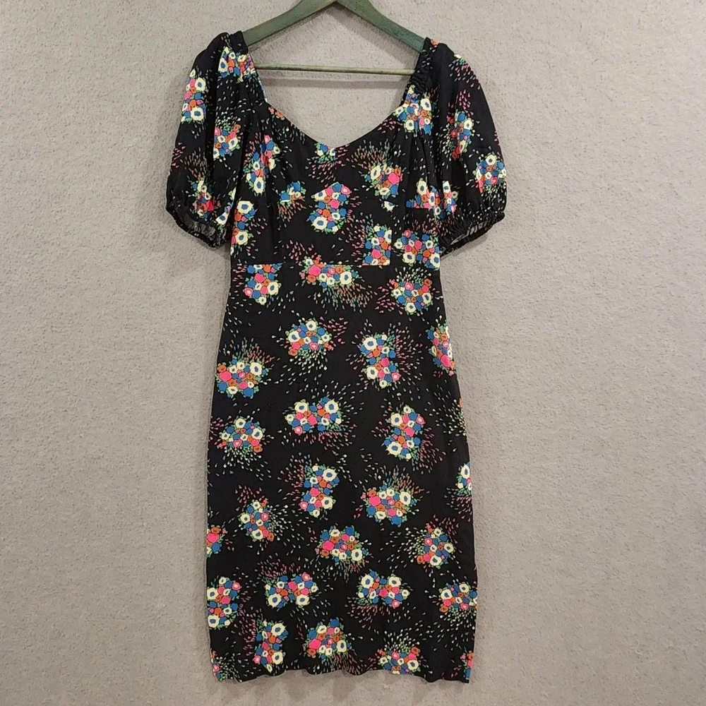 Anthropologie vibrant floral