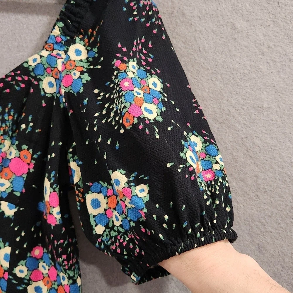 Anthropologie vibrant floral