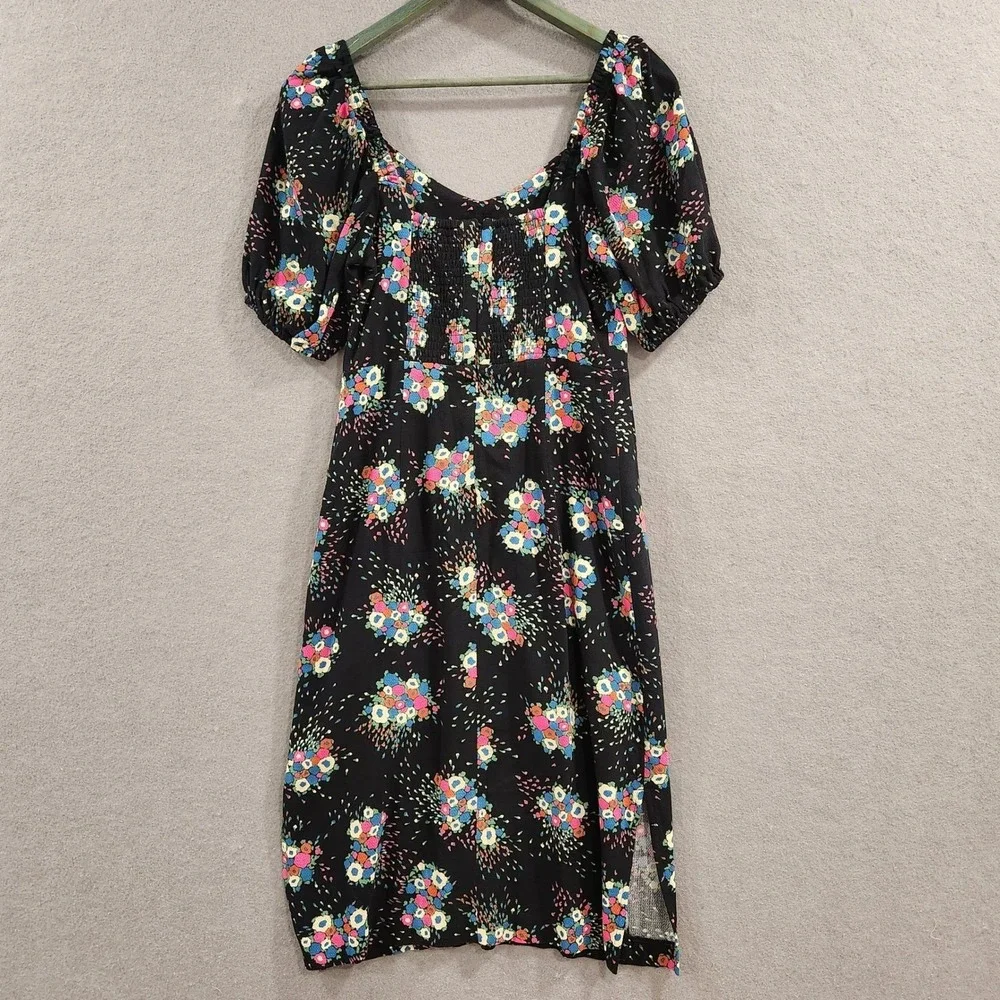 Anthropologie vibrant floral