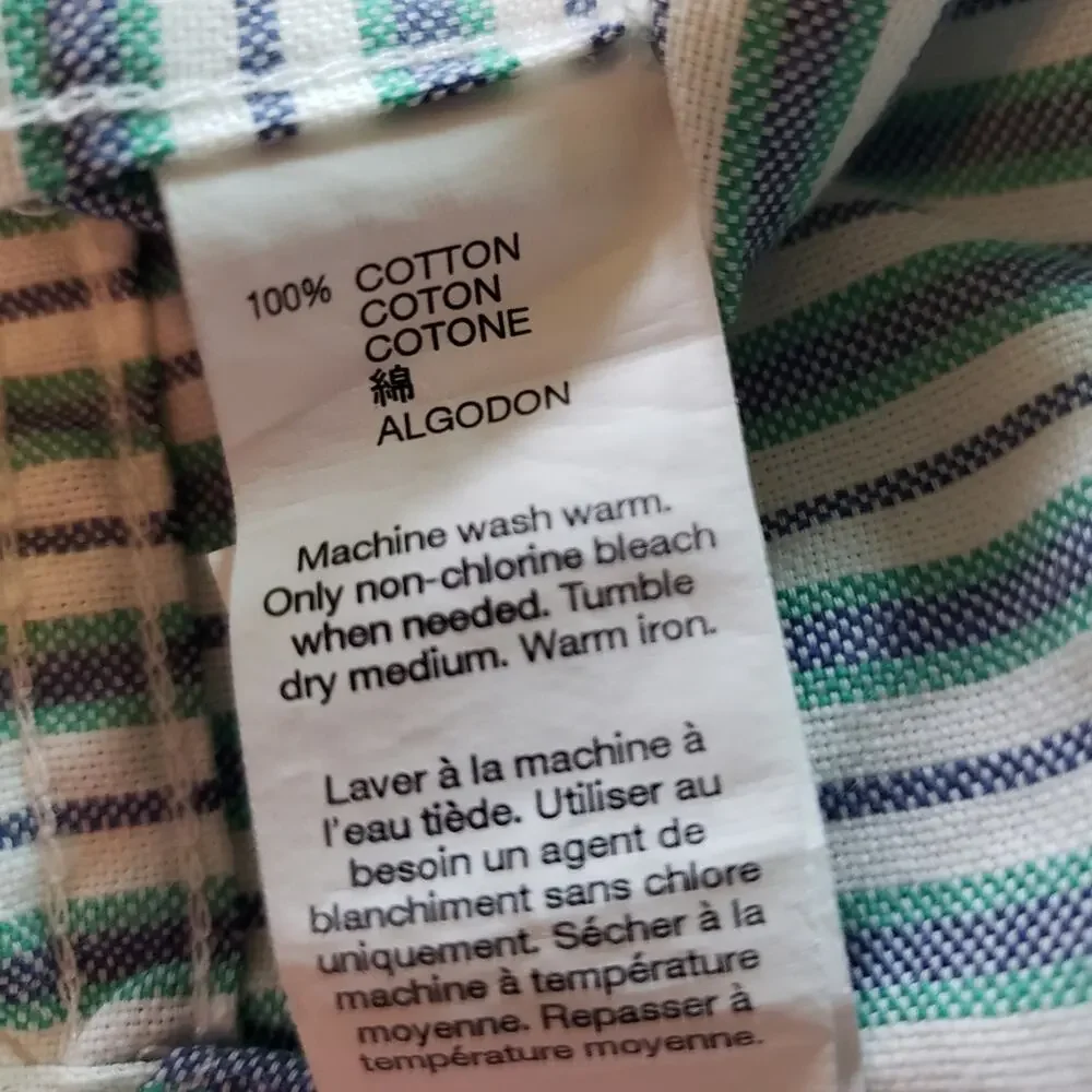 GAP Boy's Striped Button Down Long Sleeve Shirt Size 5