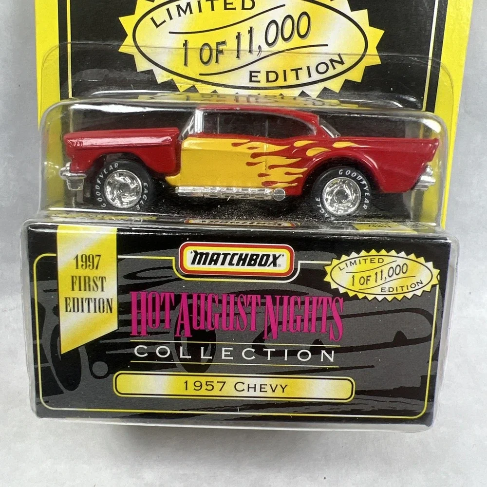 Matchbox 1957 Chevy Hot August Nights 1997 1st Ed Signed Arthur LeVesque‎ MOC