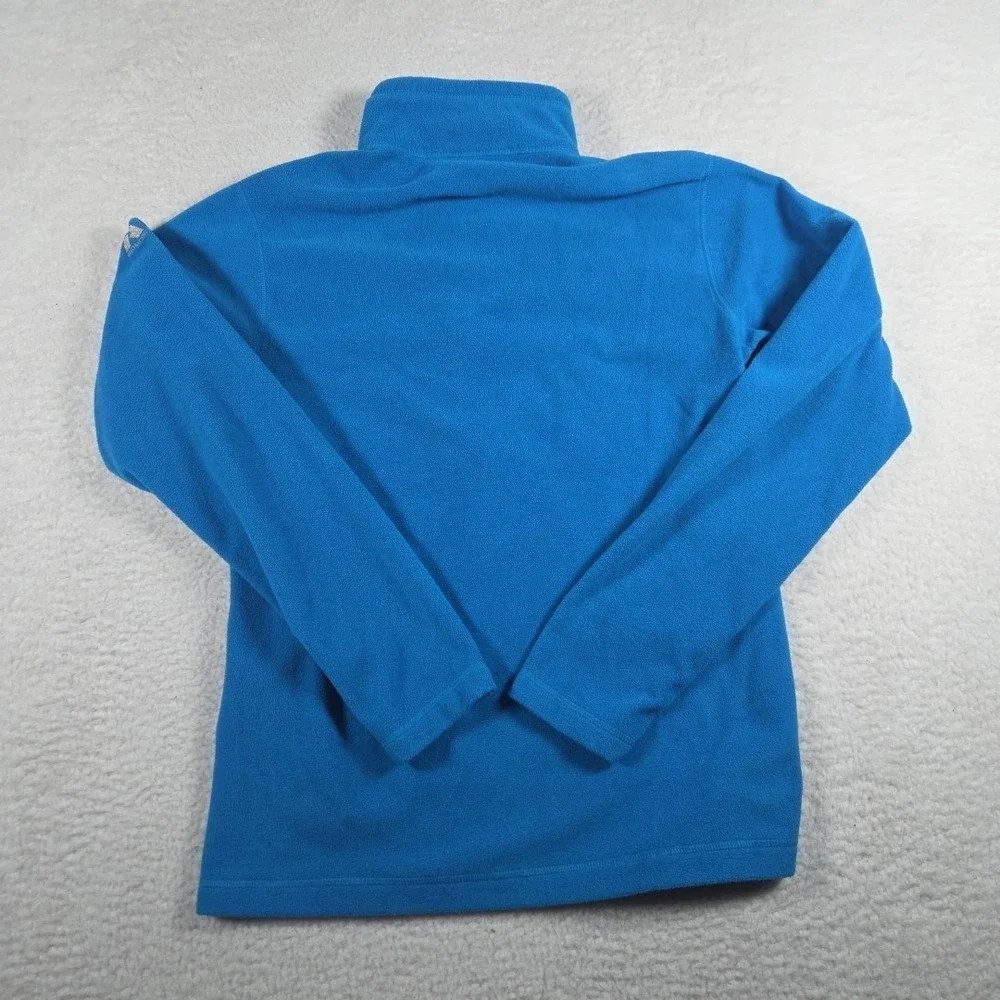Eddie Bauer Sweater Mens Small Blue First Ascent Fleece Quarter‎ Zip