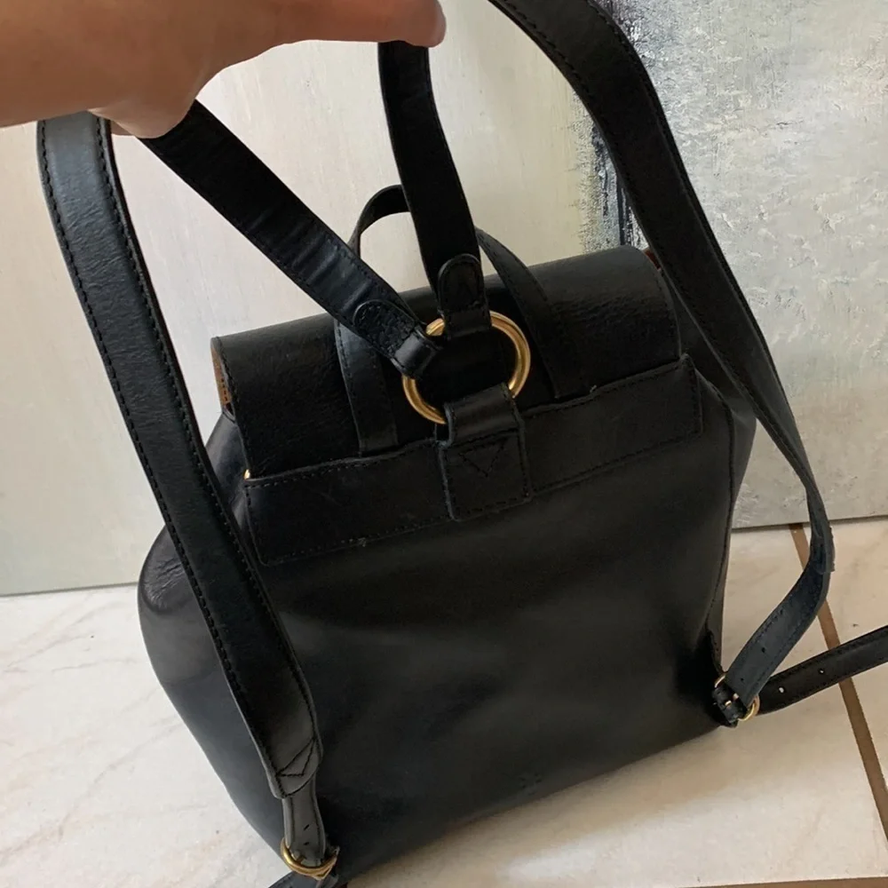 Frye black leather