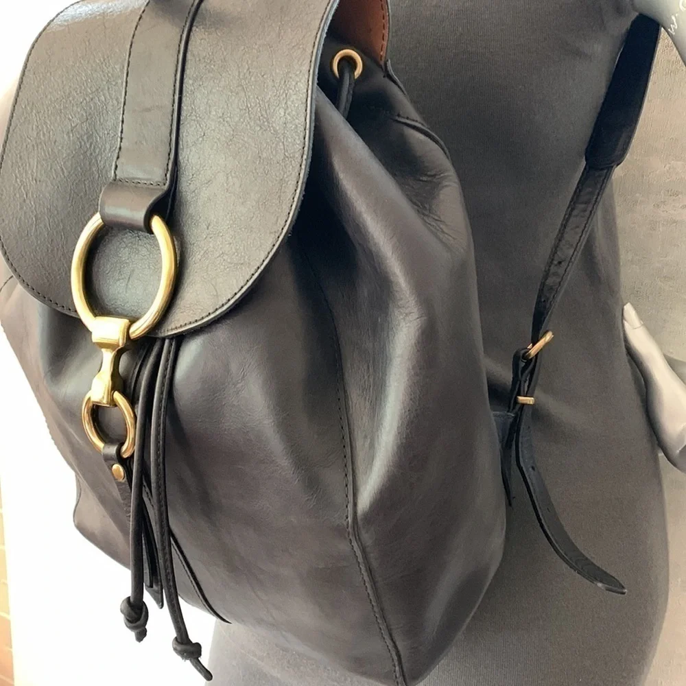 Frye black leather