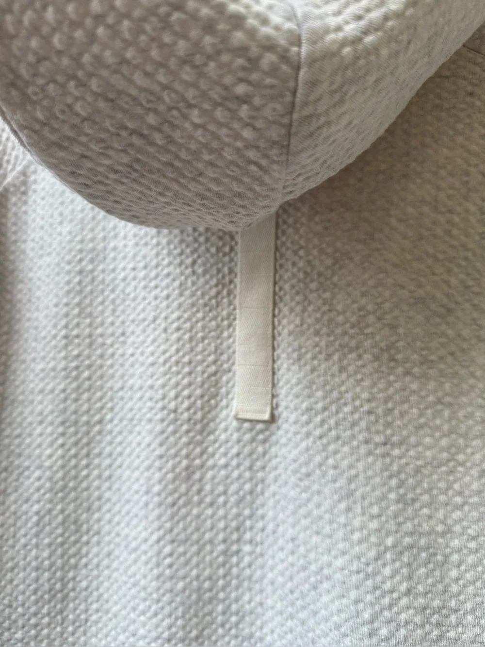 lululemon athletica Cream Textured Zip Hoodie