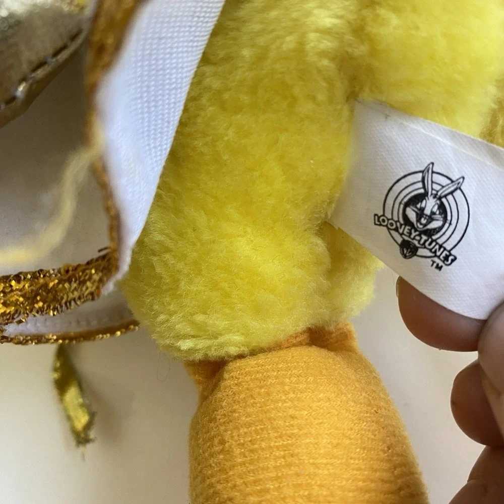 Vintage‎ Tweety Bird Angel Plush Looney Tunes 1998 Ace Gold White 12