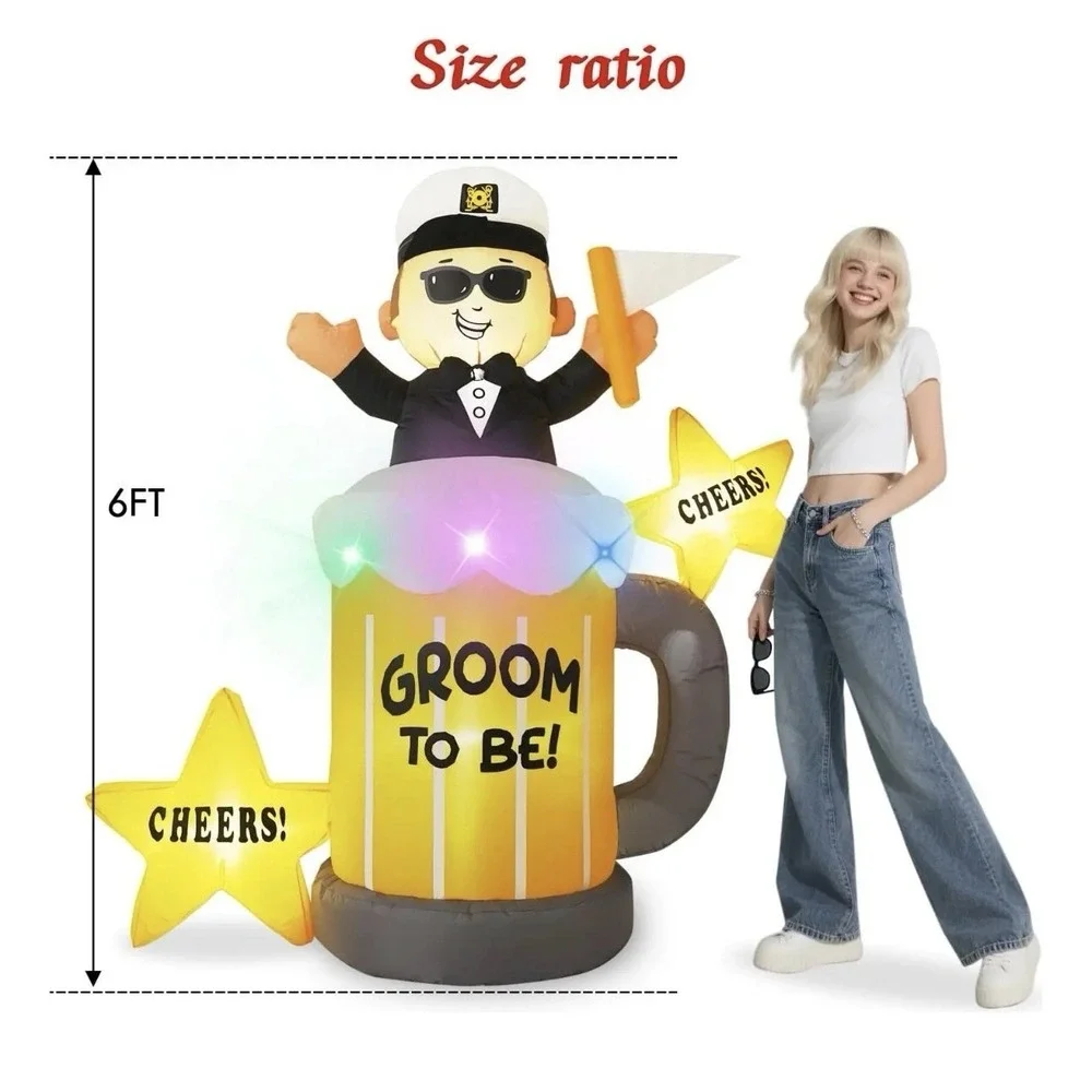 HZGDEJTG 6ft inflatable