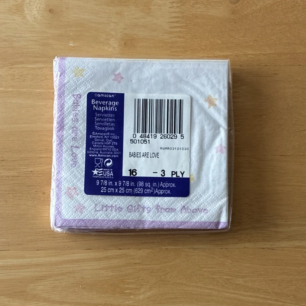 Amscan napkins vtg
