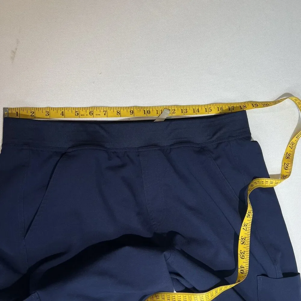 Figs Technical Collection Mens Axim Cargo Scrub Pants Sz XL Blue Medical Nurse