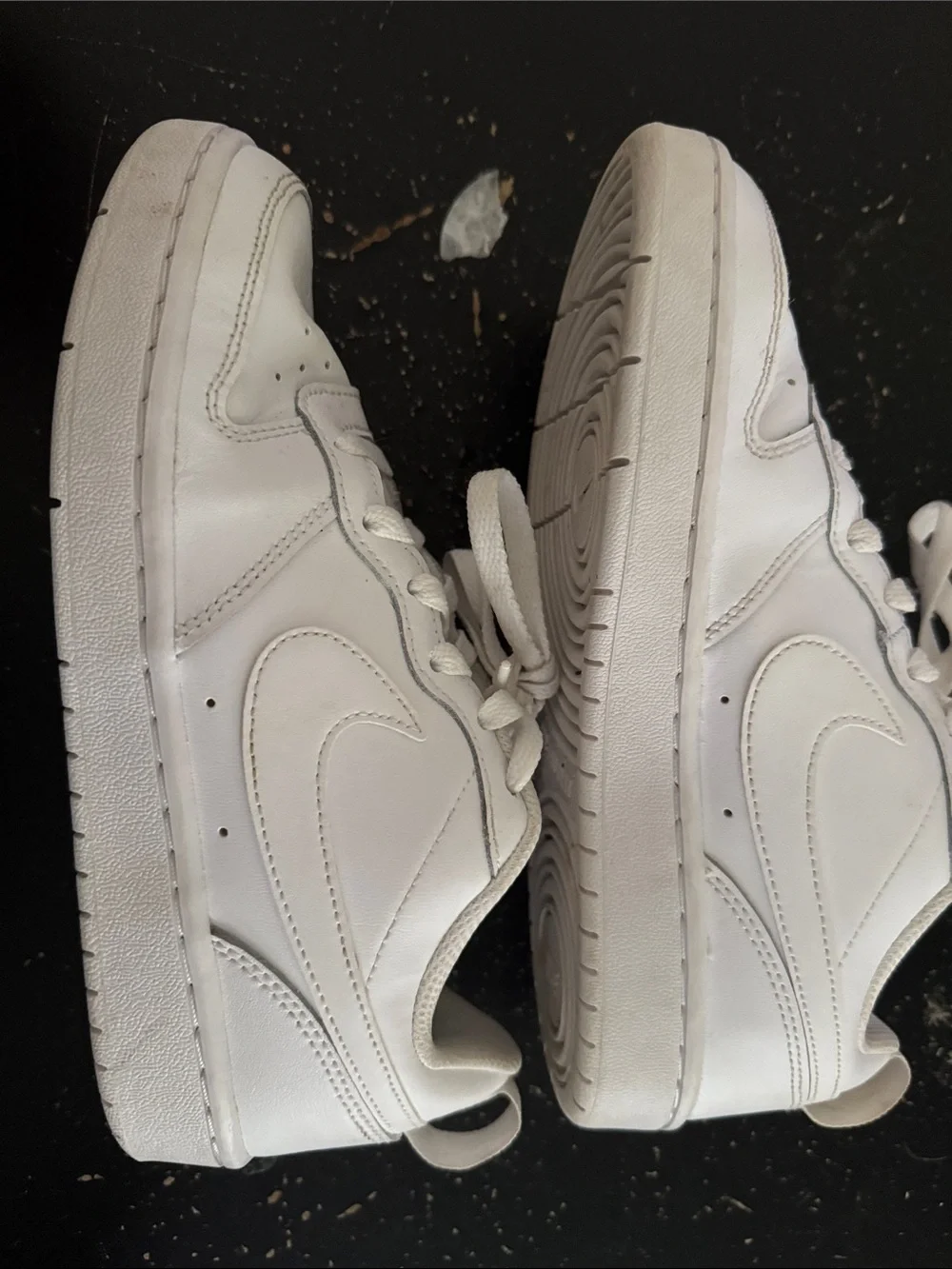 Kids White Nike Sneakers - Classic Low-Top Design