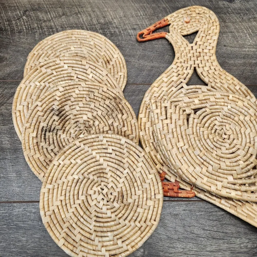 Unbranded vintage rattan