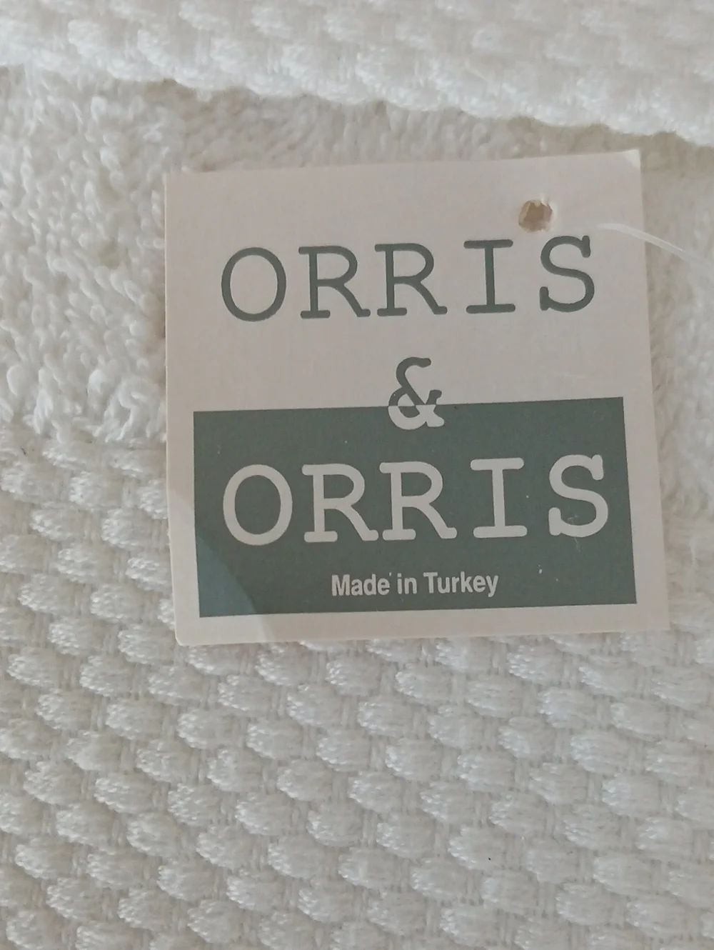 Orris & Orris white terrycloth