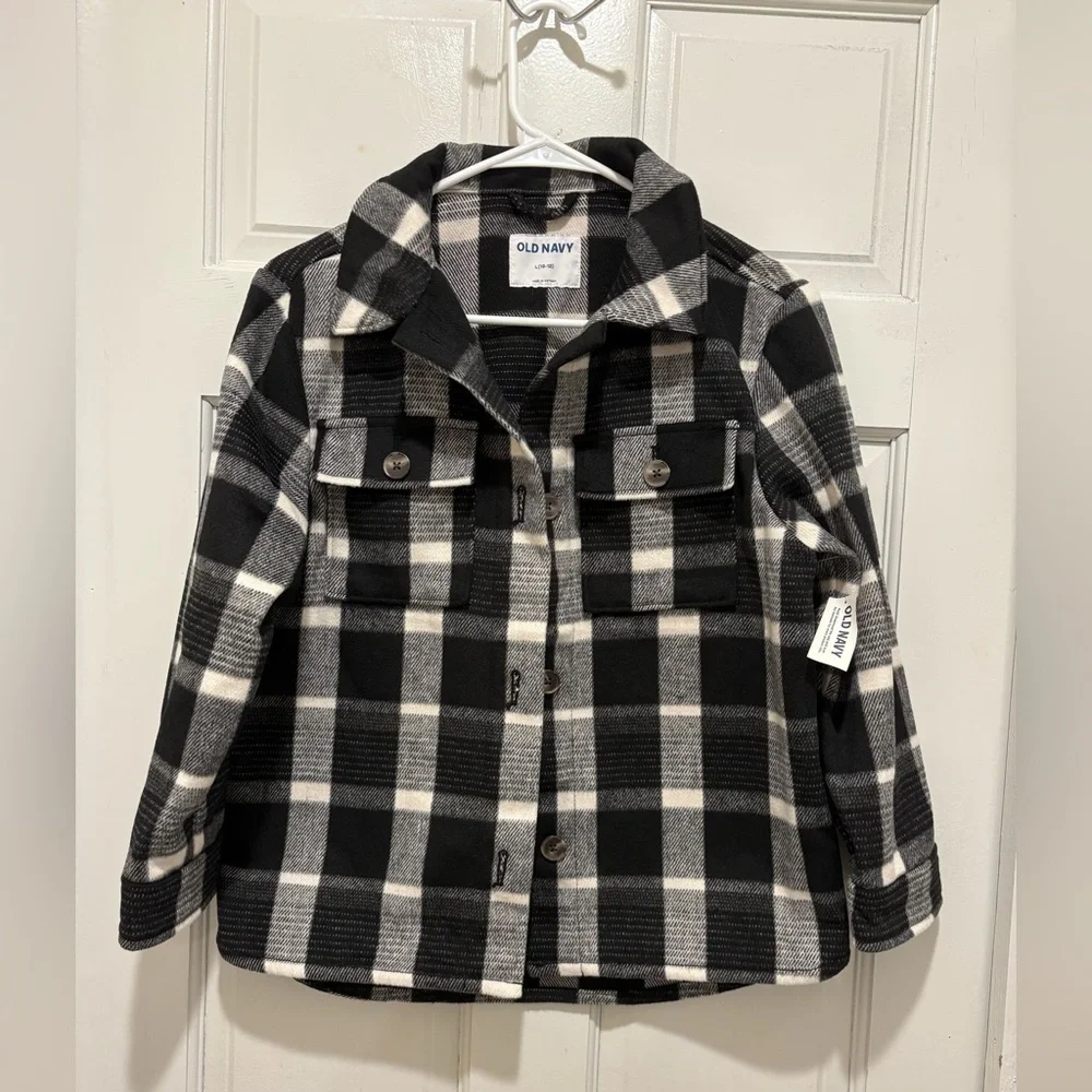 Old Navy Monochrome Checkered Jacket