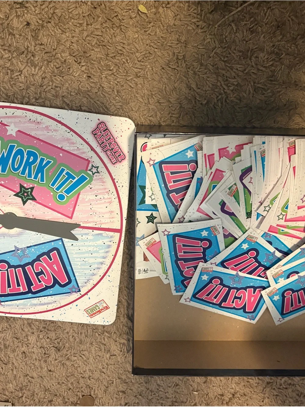 Sleepover Party Game - Pink & Blue
