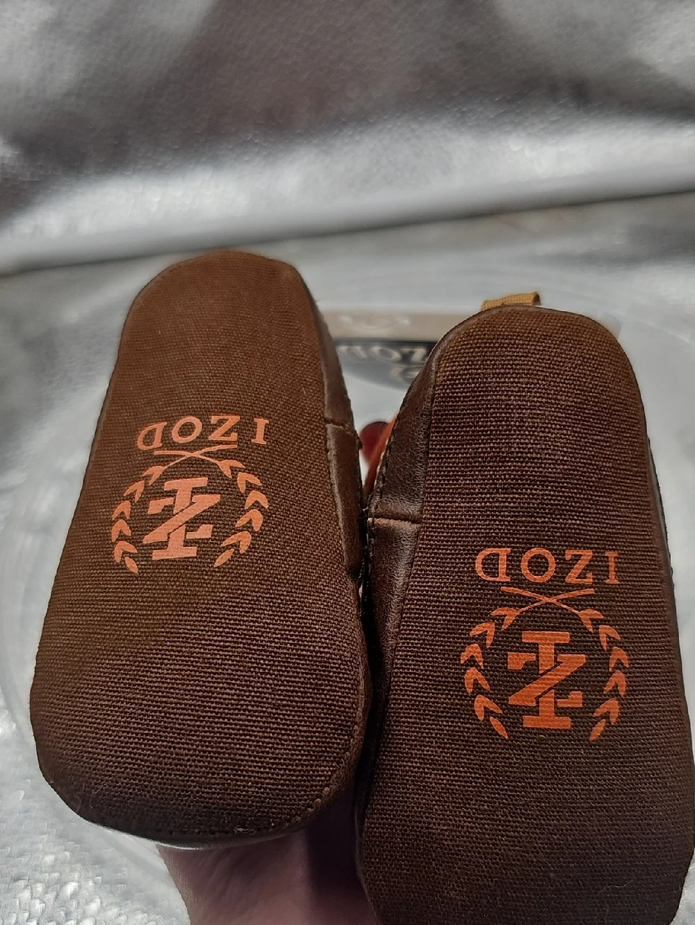 Tan And Brown Izod Shoes Size 2