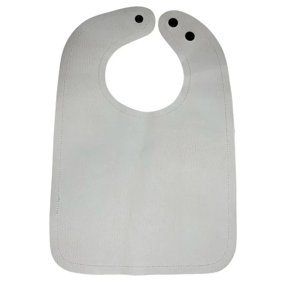 GATHRE Vegan Leather Baby Bib Light Tan