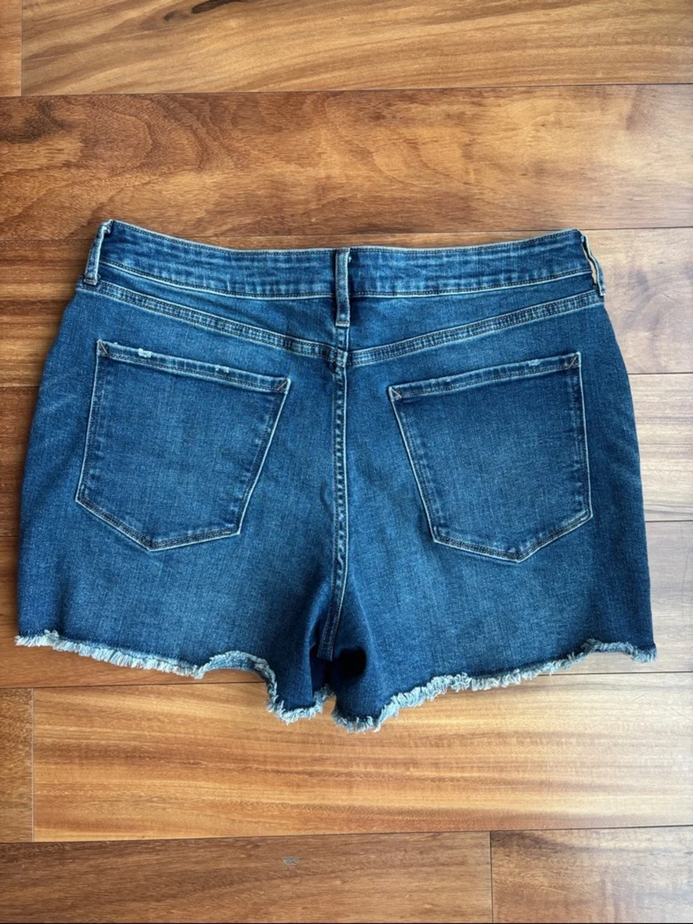 Denim cutoffs
