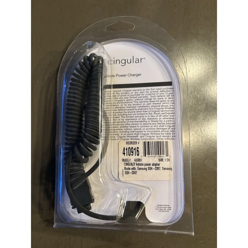 New Vehicle Power Car Charger Compatible Samsung Handsets SGH-D357 SGH-D307
