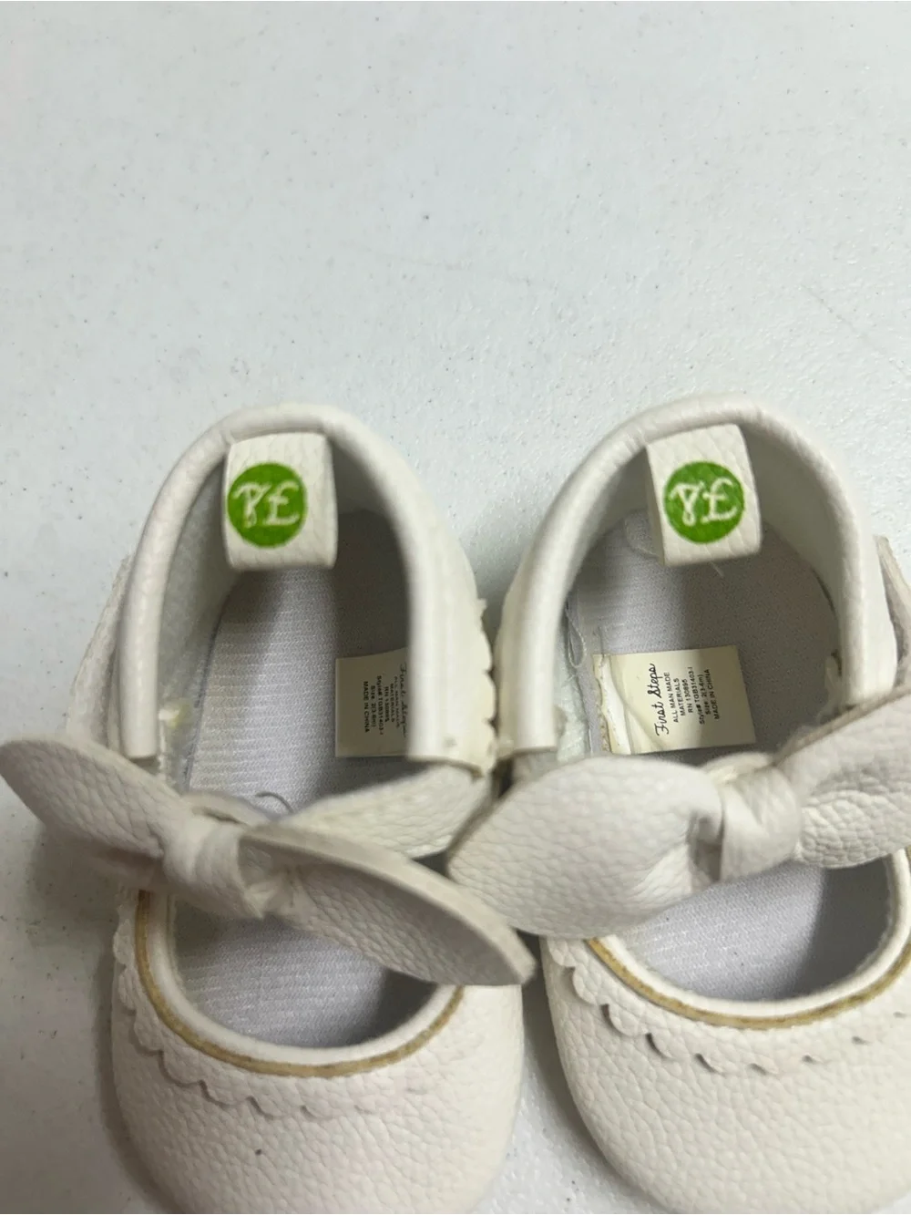 Classic White Baby Bow Mary Jane Shoes