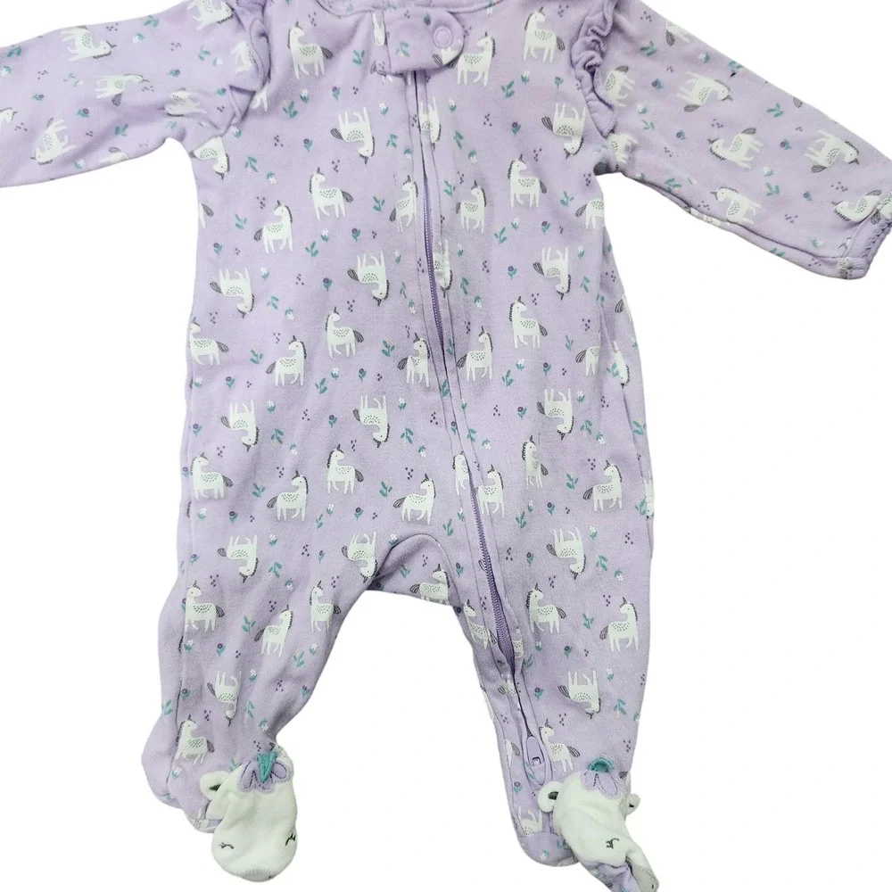 Baby 0-3 Month Lot of 5 items‎ Pajamas, Bodysuits Carters Betsey Johnson Baby