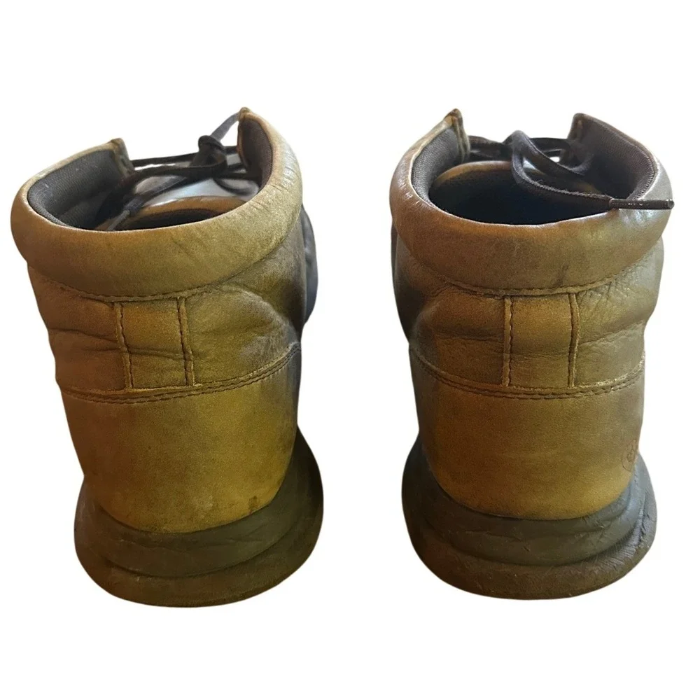 Ariat Spitfire Mens Brown Leather Moc Toe Chukka Boots Size‎ 13D