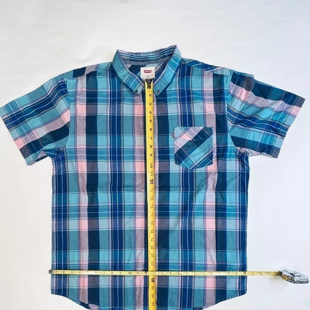 LEVIS Size XXL CASUAL BUTTON DOWN SHORT SLEEVE