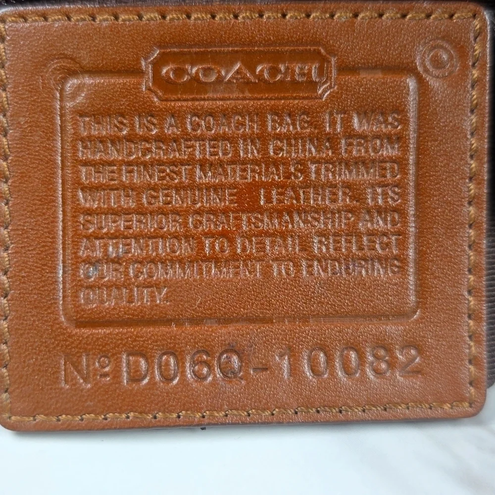 RARE COACH SOHO VINTAGE MESSENGER SHOULDER CROSSBODY BAG #10082 TAN BROWN SIGNAT