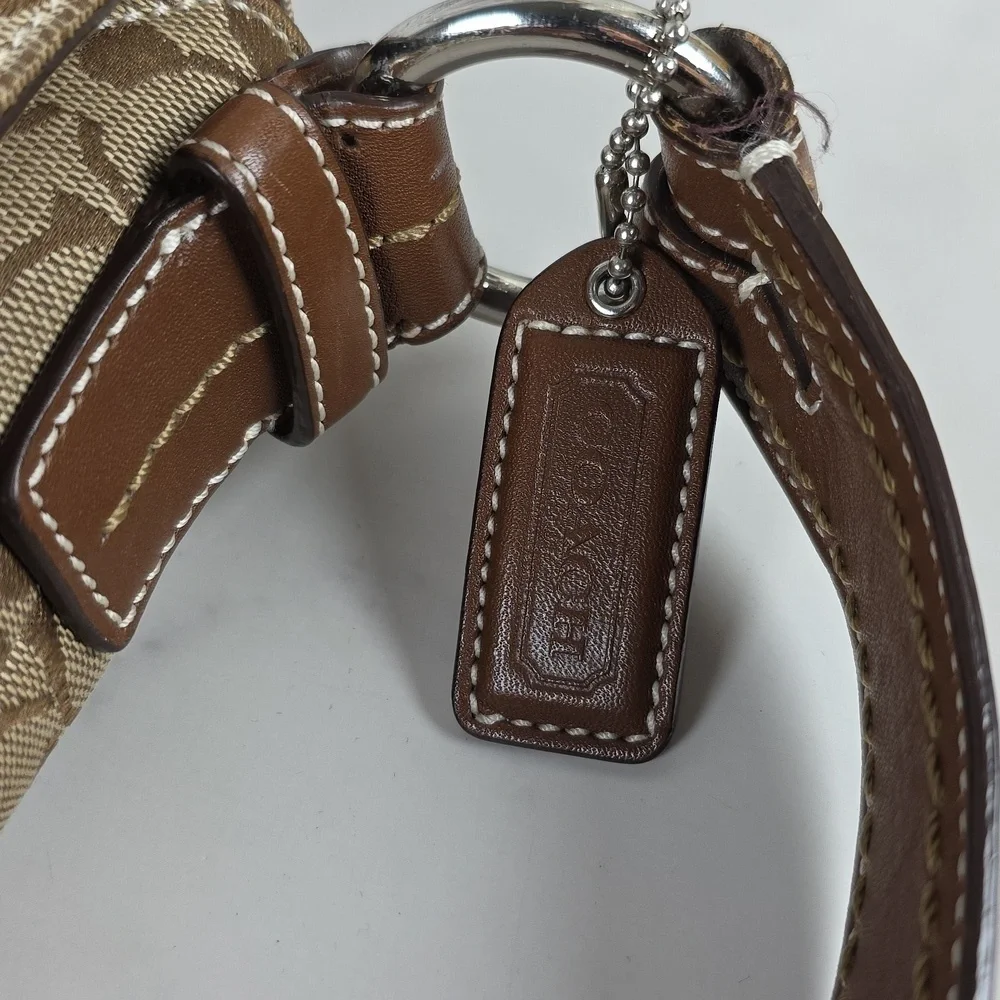 RARE COACH SOHO VINTAGE MESSENGER SHOULDER CROSSBODY BAG #10082 TAN BROWN SIGNAT