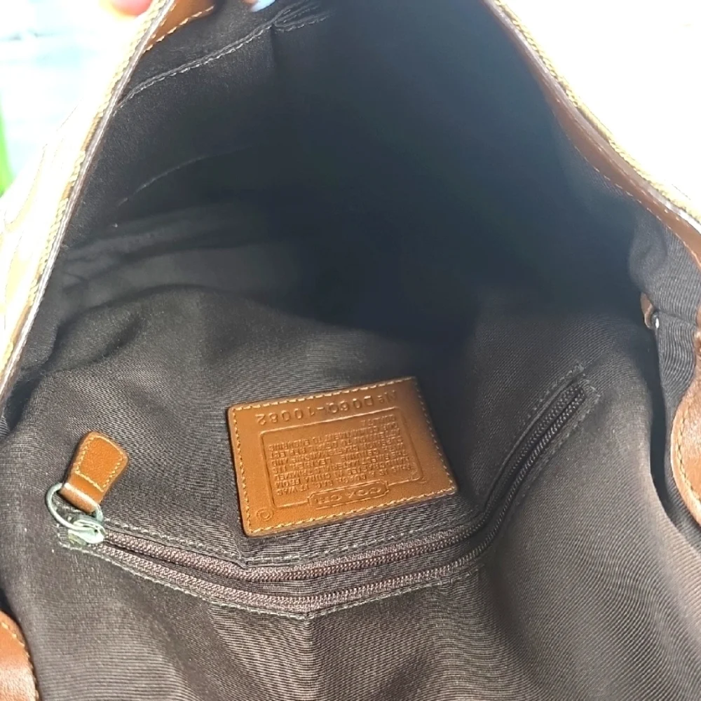 RARE COACH SOHO VINTAGE MESSENGER SHOULDER CROSSBODY BAG #10082 TAN BROWN SIGNAT