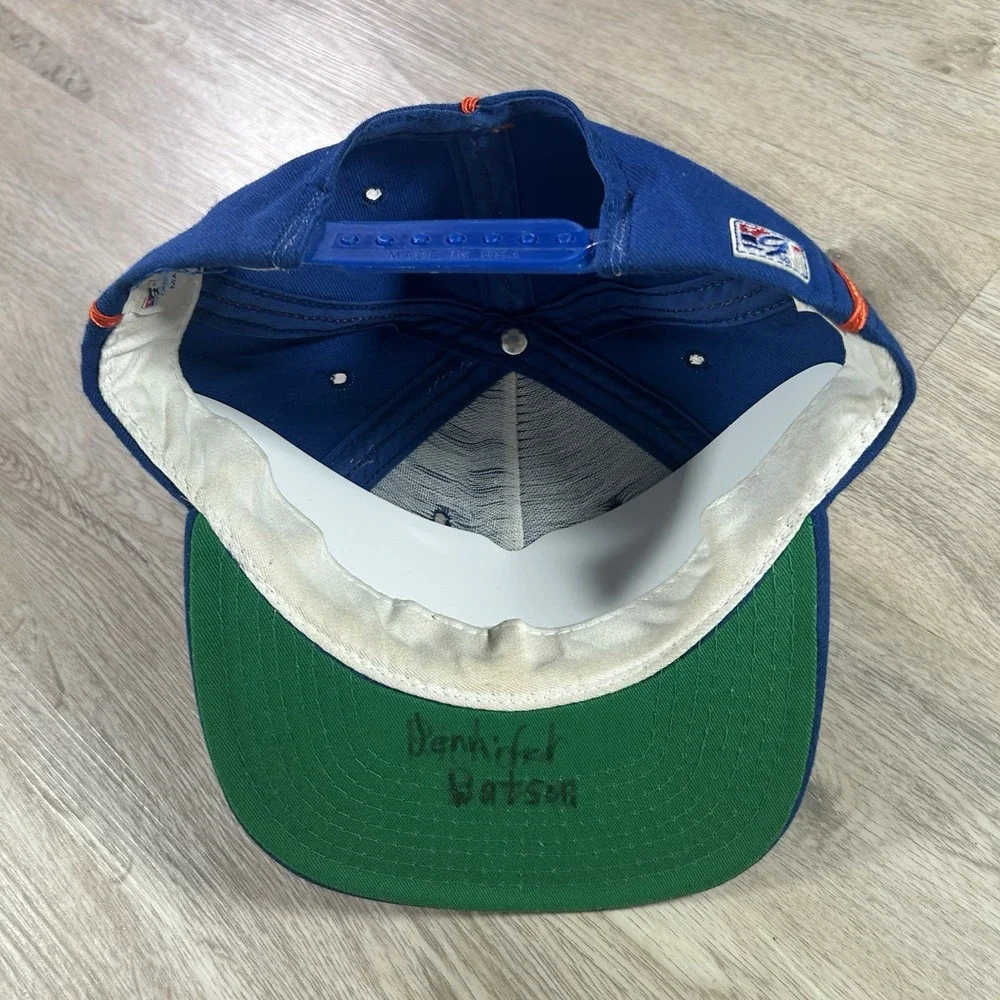 VTG New York Mets Snapback Hat MLB Baseball The Game Wool‎ Blue Cap Made in USA
